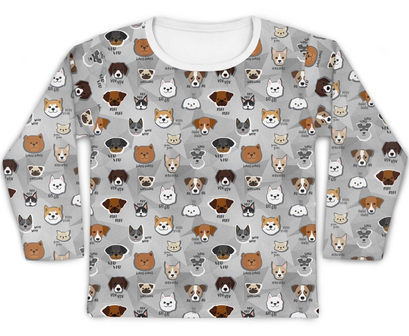 Camiseta Kids Dogs - Mini Boo Store