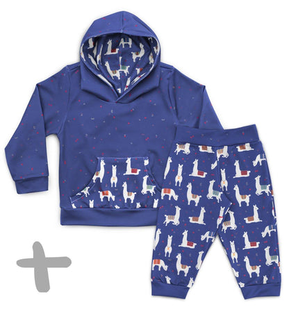 Conjunto Moletom + Calça Lhamas - Mini Boo Store
