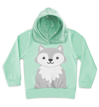 Conjunto Moletom + Calça Lobinho Verde - Mini Boo Store