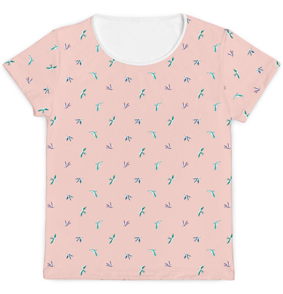 Camiseta Mamãe Andorinhas - Mini Boo Store