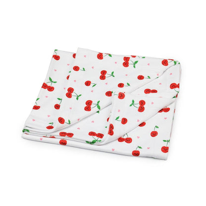Mantinha Micro soft Cerejinhas - Mini Boo Store