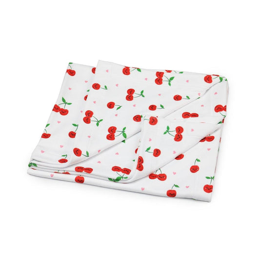Mantinha Micro soft Cerejinhas - Mini Boo Store