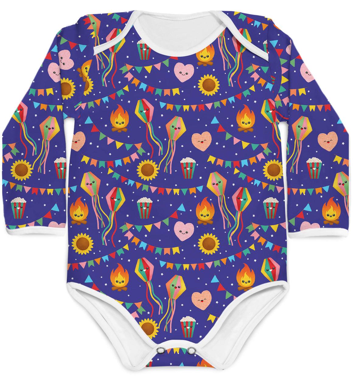 Body Bandeirinha Menina - Mini Boo Store