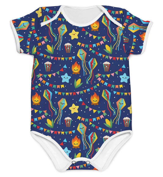 Body Bandeirinha Menino - Mini Boo Store
