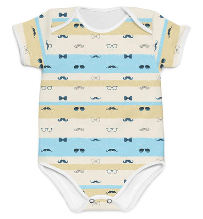 Body Mustache Azul - Mini Boo Store
