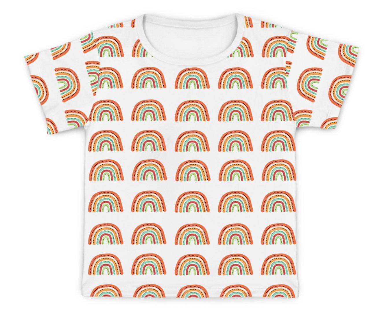 Camiseta Kids Arco-Íris - Mini Boo Store