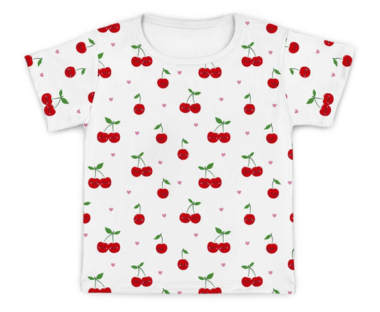 Camiseta Kids Cerejinhas - Mini Boo Store