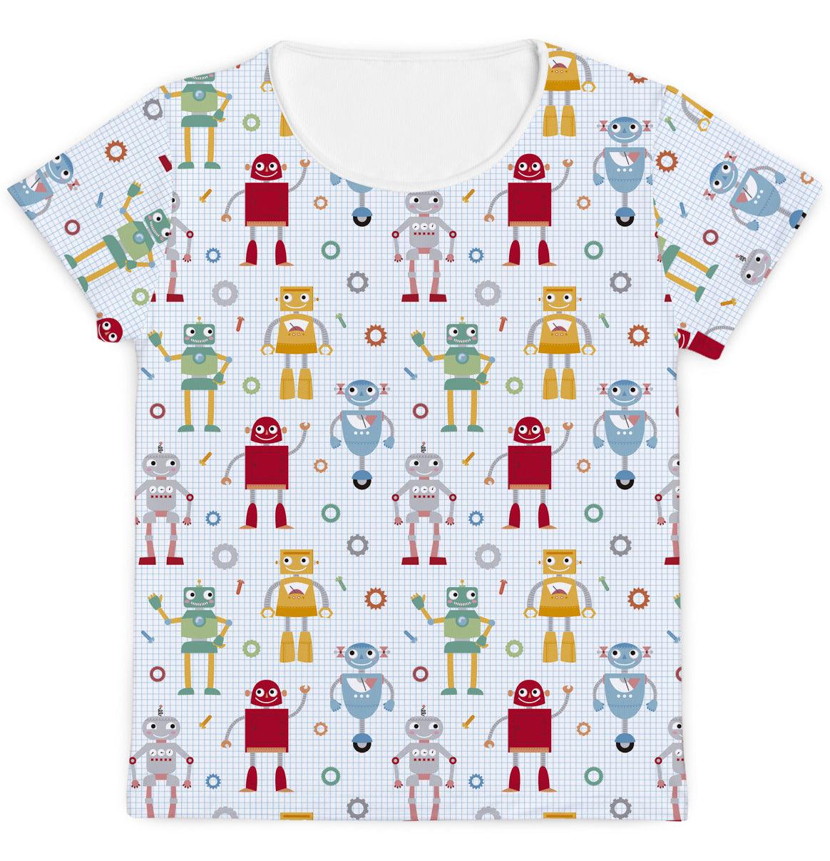 Camiseta Mamãe Robôs - Mini Boo Store