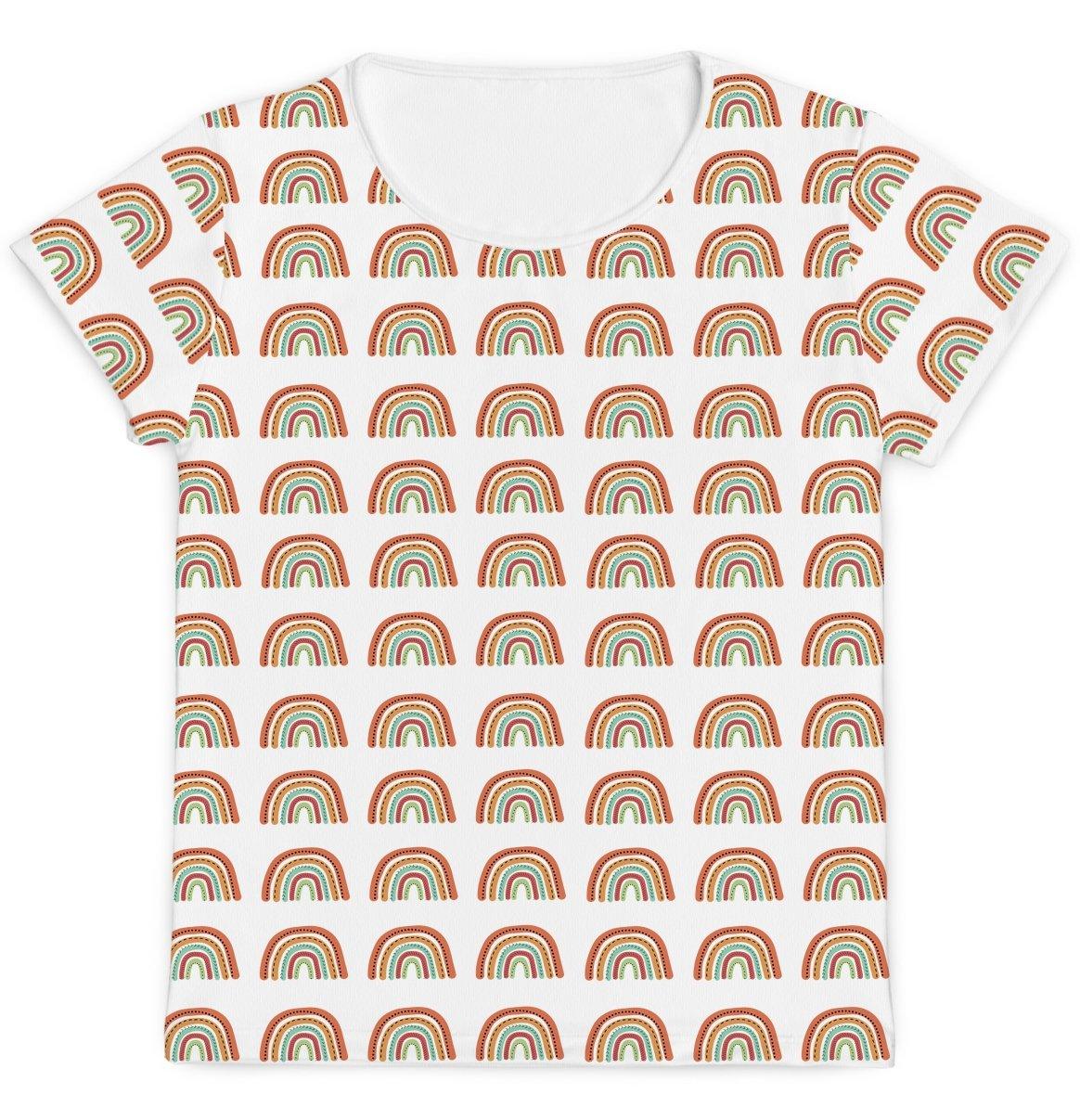 Camiseta Mamãe Arco-Íris Solar - Mini Boo Store