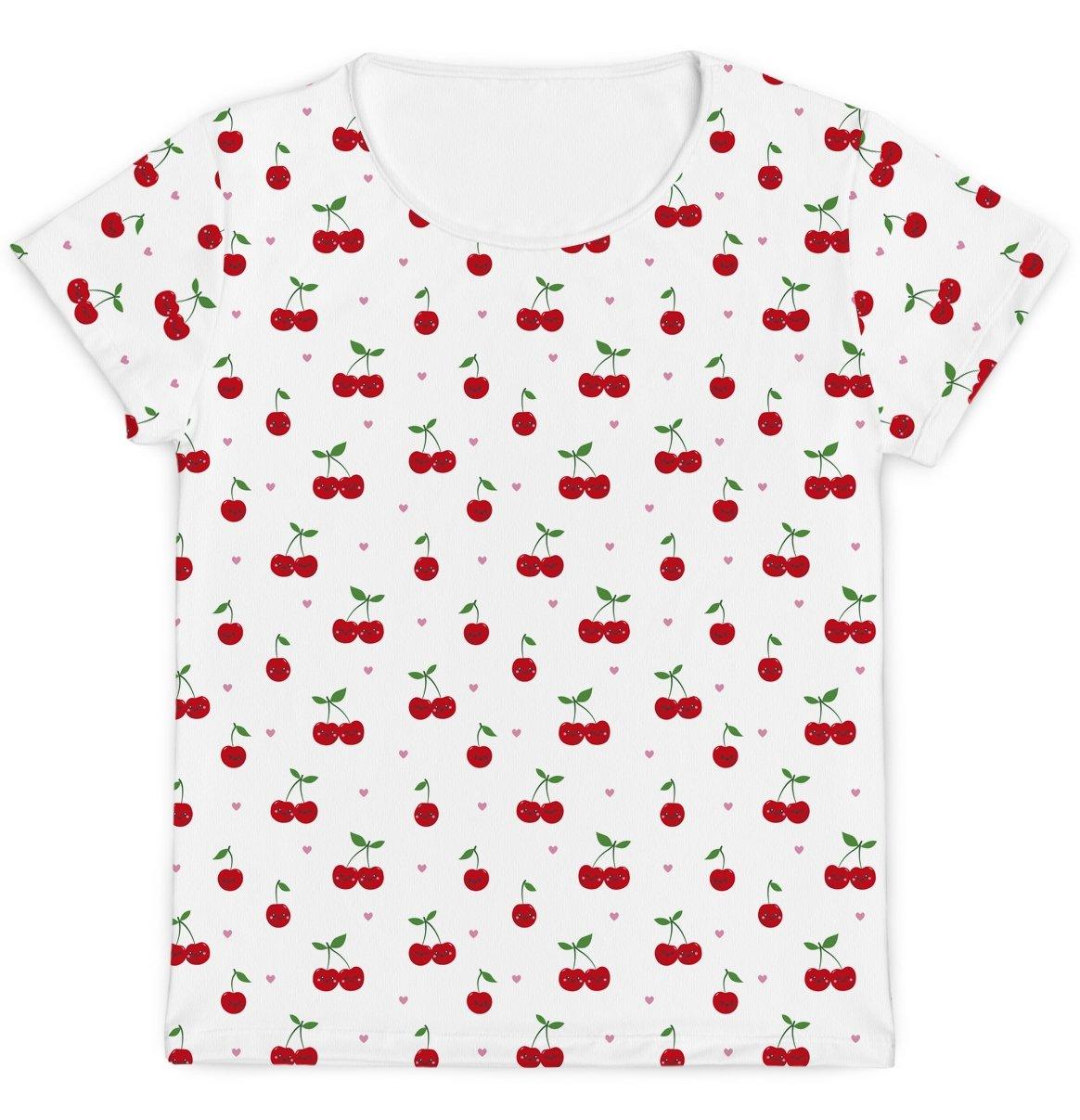 Camiseta Mamãe Cerejinhas - Mini Boo Store