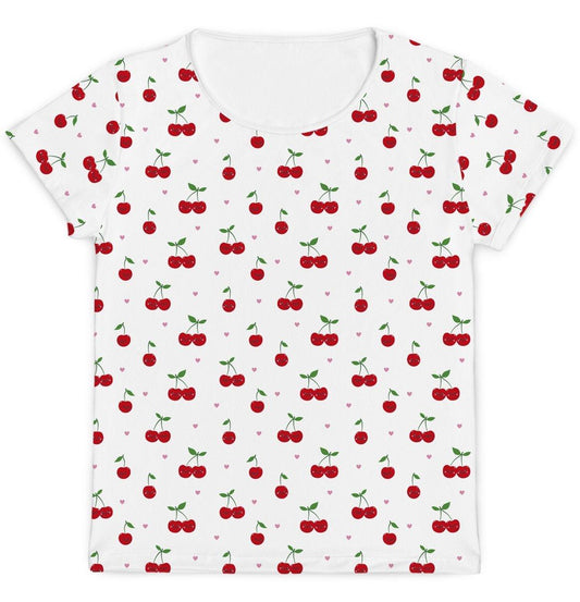 Camiseta Mamãe Cerejinhas - Mini Boo Store