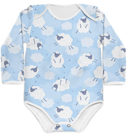 Body Ovelha Azul - Mini Boo Store