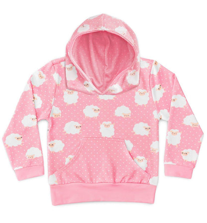 Conjunto Moletom + Calça Ovelha Rosa - Mini Boo Store