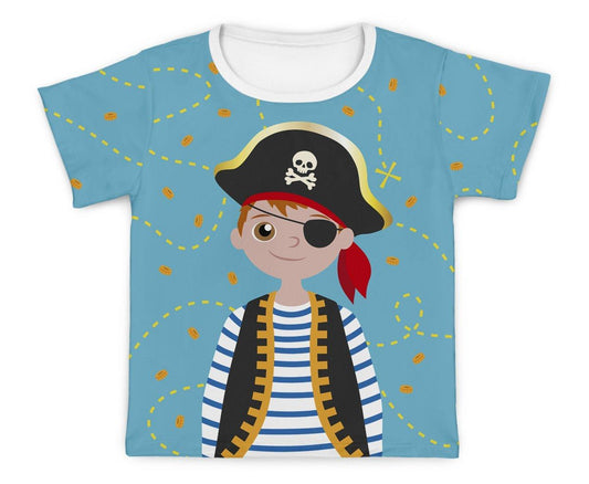Camiseta Kids Pirata Menino - Mini Boo Store