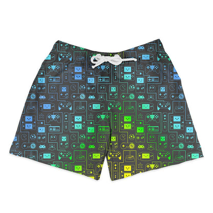 Shorts Infantil Vídeo Game Azul - Mini Boo Store