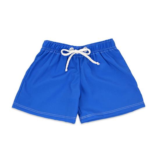 Shorts Infantil Liso Azul Escuro - Mini Boo Store