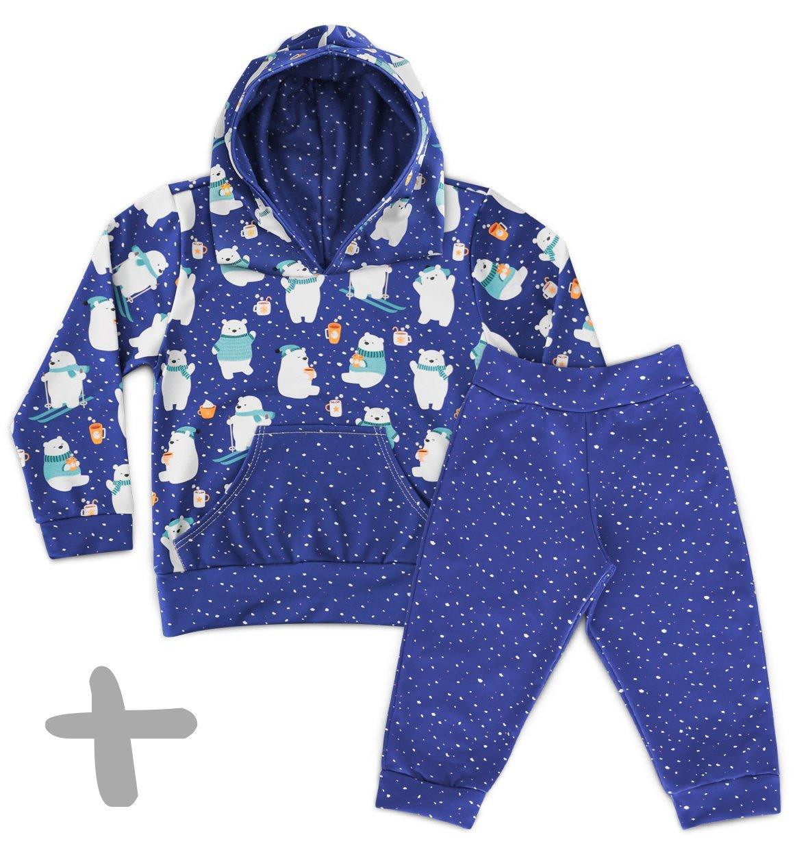 Conjunto Moletom + Calça Ursinho Polar - Mini Boo Store