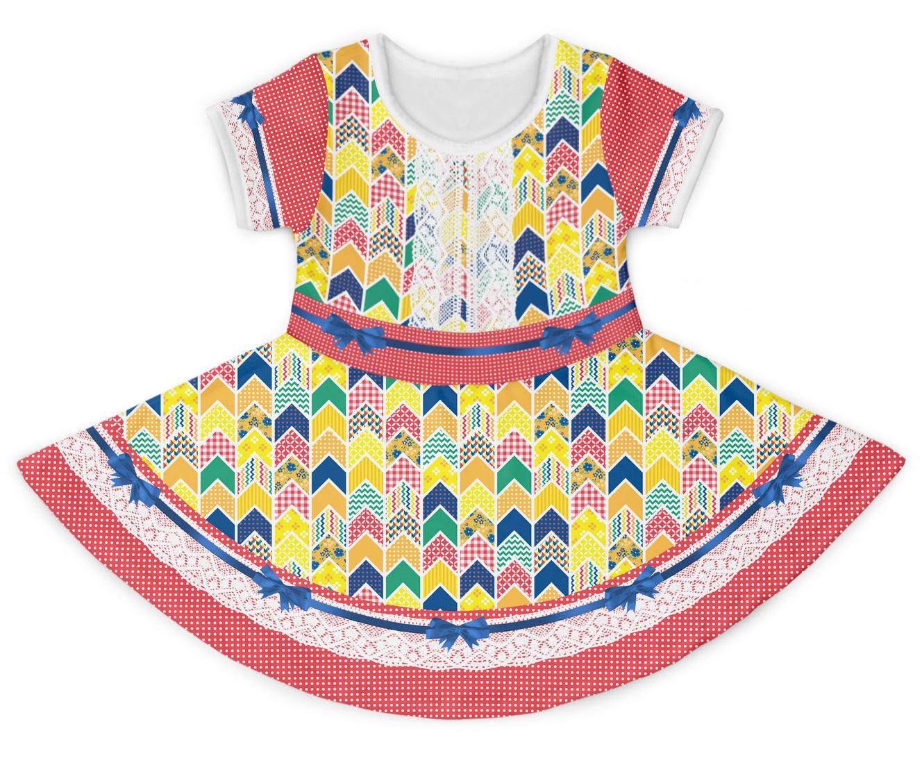 Vestido Sinhazinha Caipira - Mini Boo Store