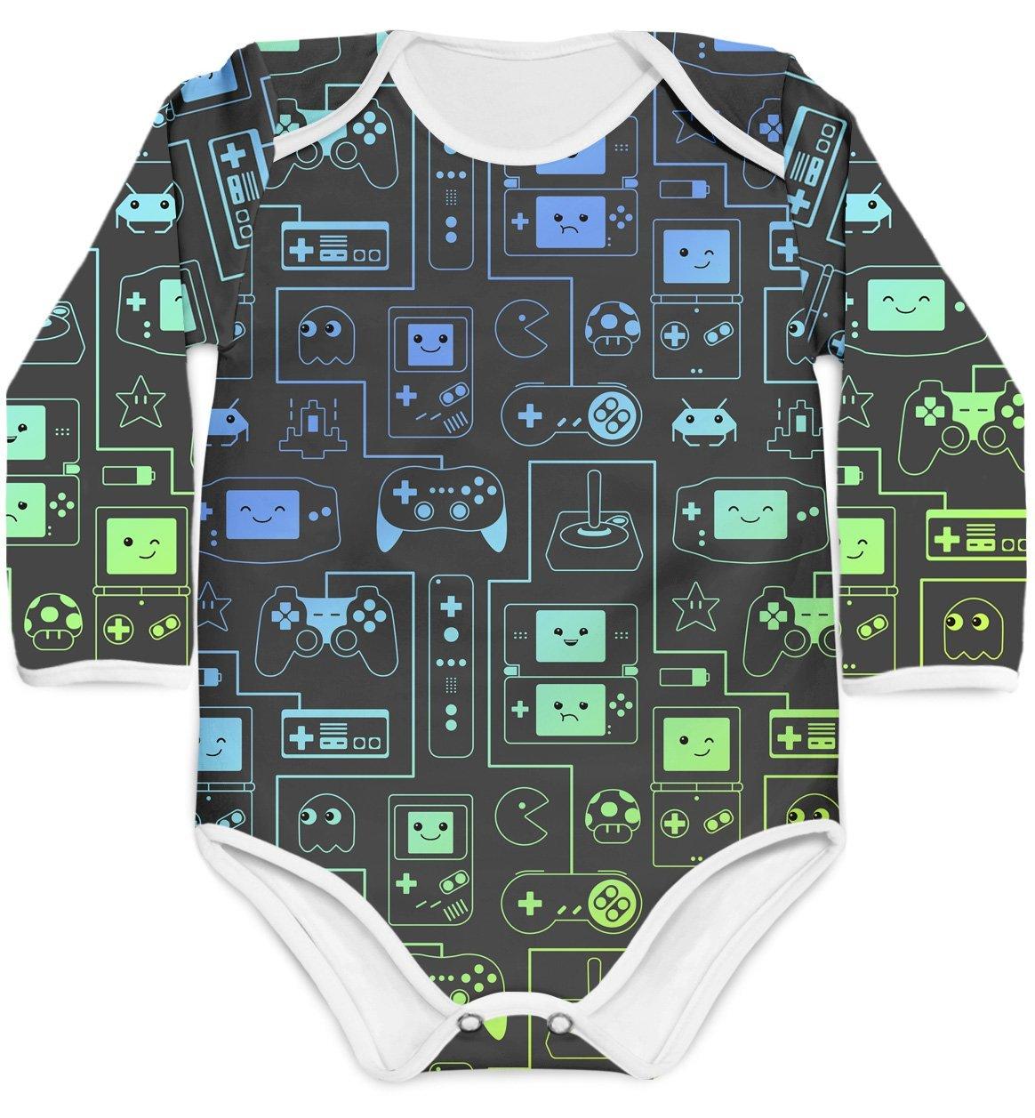 Body Vídeo Game Azul - Mini Boo Store