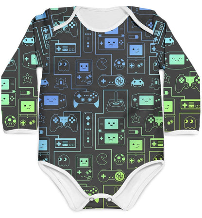 Body Vídeo Game Azul - Mini Boo Store
