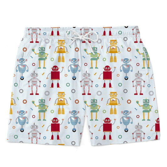 Shorts Papai Robôs - Mini Boo Store